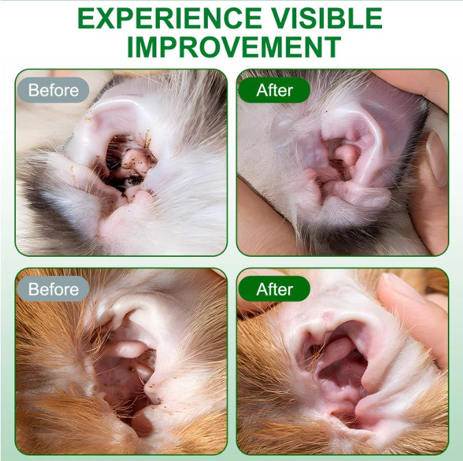 Pet Ear Relief Finger Wipes