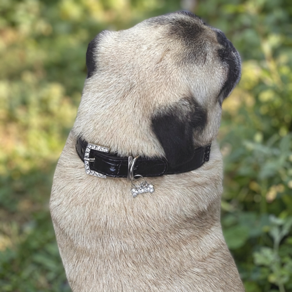 Collar Black Diamante