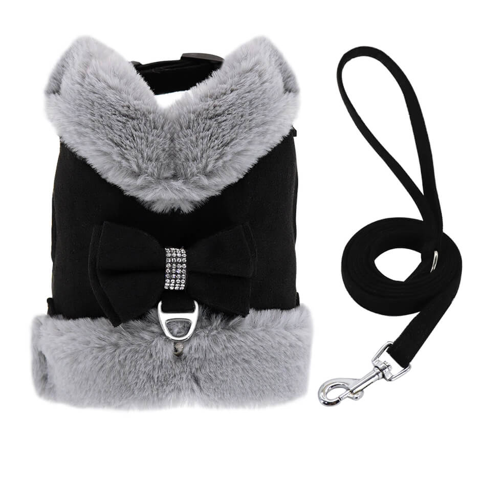 Harness Fur Trim with Lead