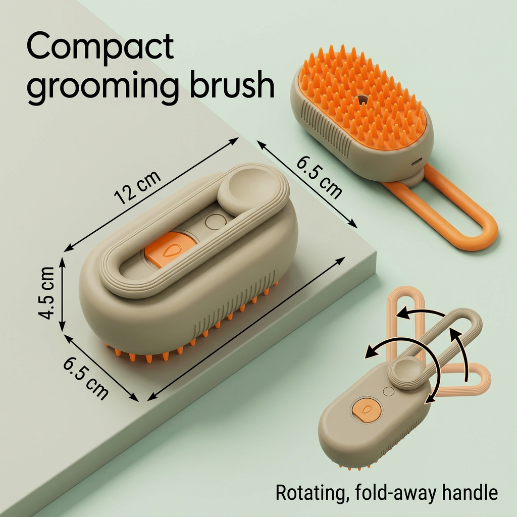 Grooming Steam Pet Brush
