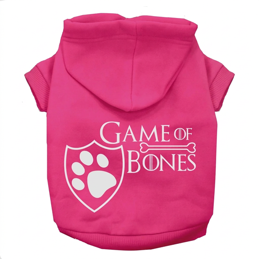 Hoodie Fleece Game of Bones Pink