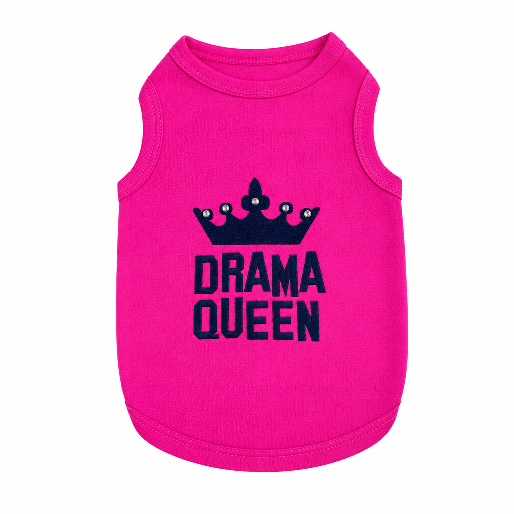 Shirt Hot Pink Rhinestone Drama Queen