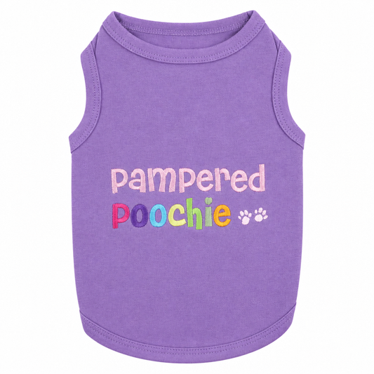 Shirt Purple Pampered Poochie