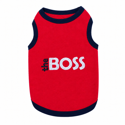 Shirt Red The Boss