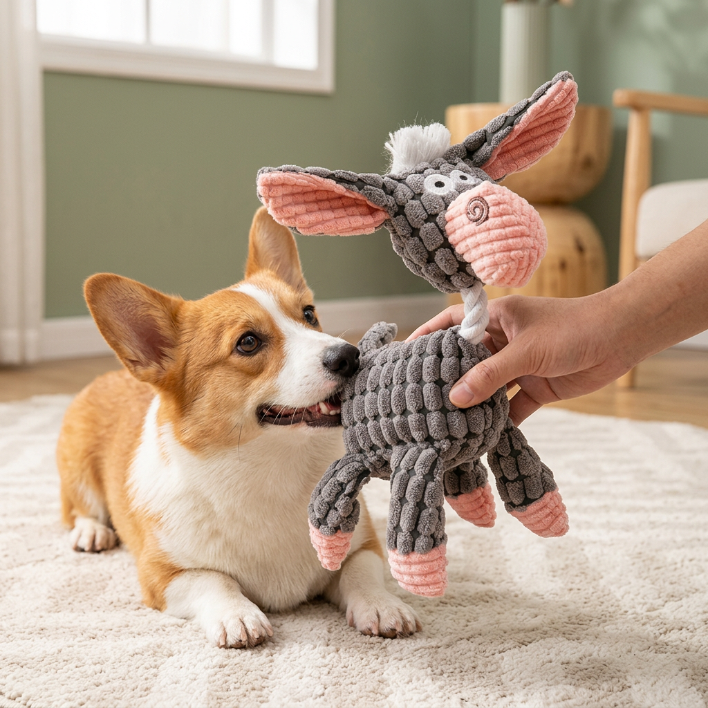 Plush Donkey Toy
