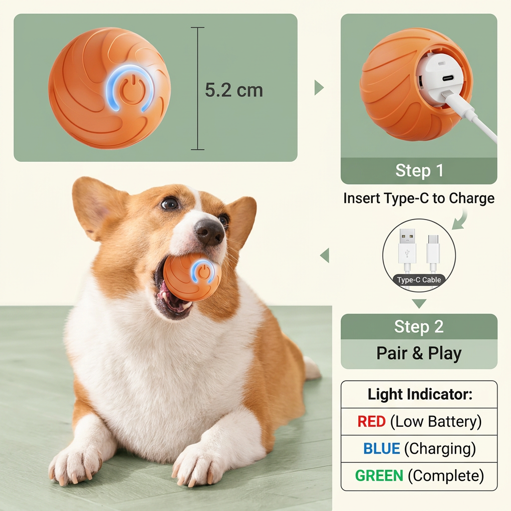Electronic Interactive Bouncing Ball