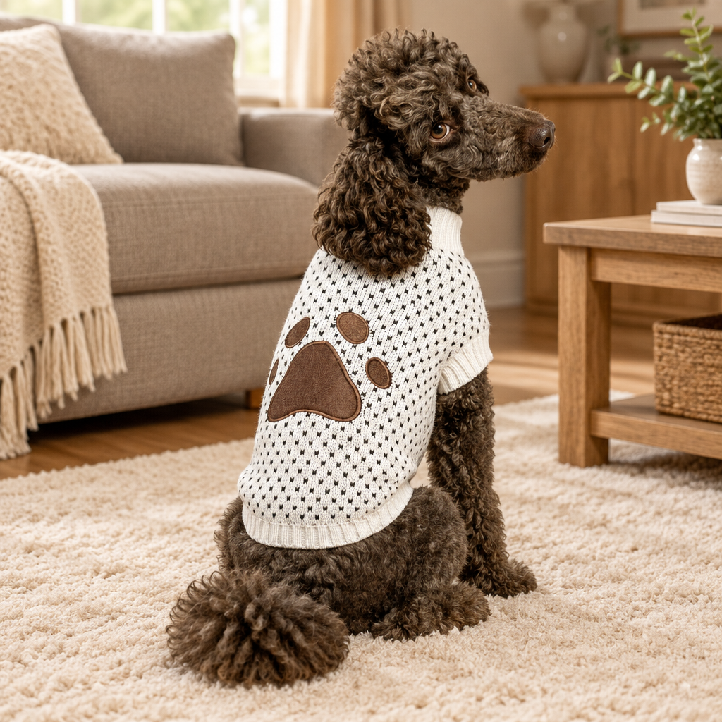 Sweater Paw Patch Knit