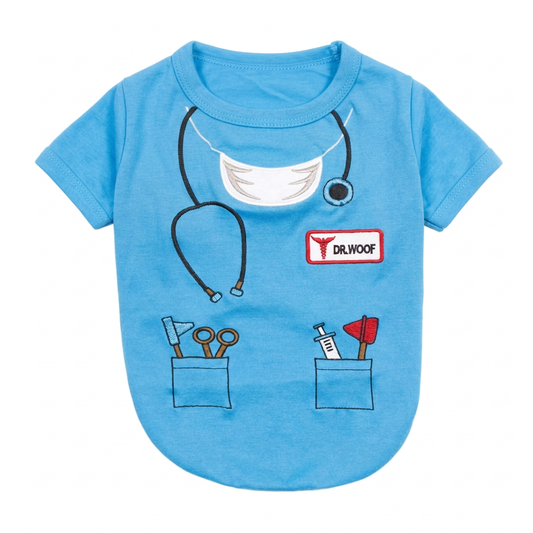 Shirt Blue Dr Woof