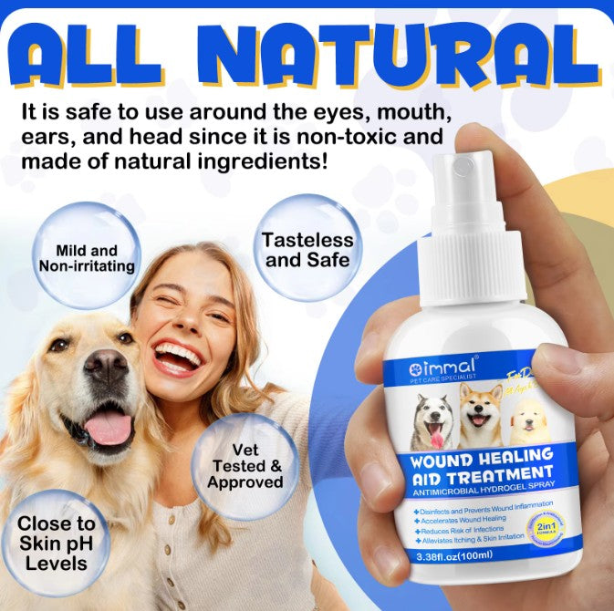 Disinfects Pet Wound Care Spray