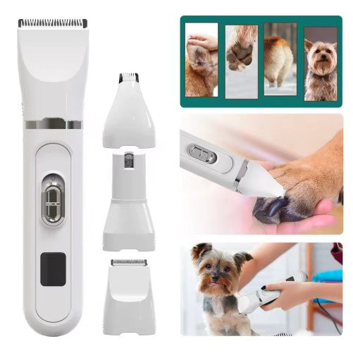 4-in-1 Clippers & Nail Grinder USB Rechargable