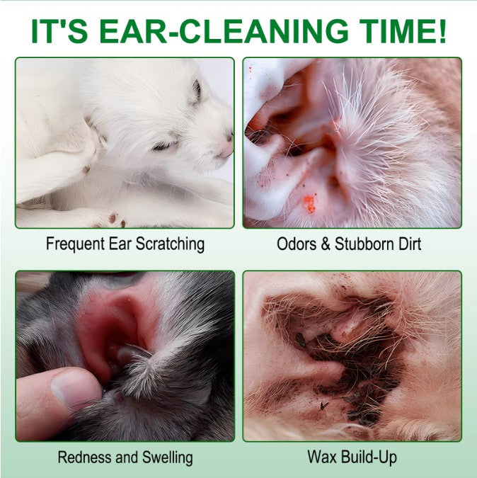 Pet Ear Relief Finger Wipes