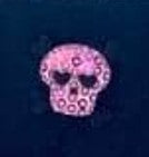 Coat Fleece Black Scary Skulls