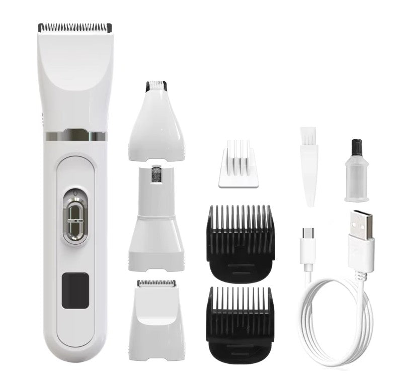 4-in-1 Clippers & Nail Grinder USB Rechargable