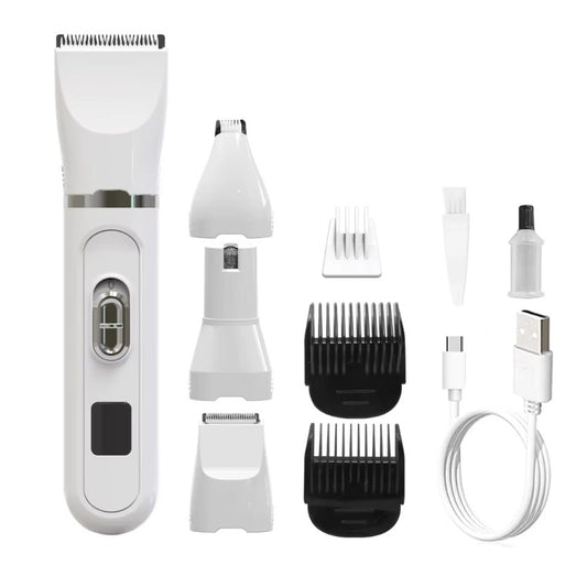 4-in-1 Clippers & Nail Grinder USB Rechargable