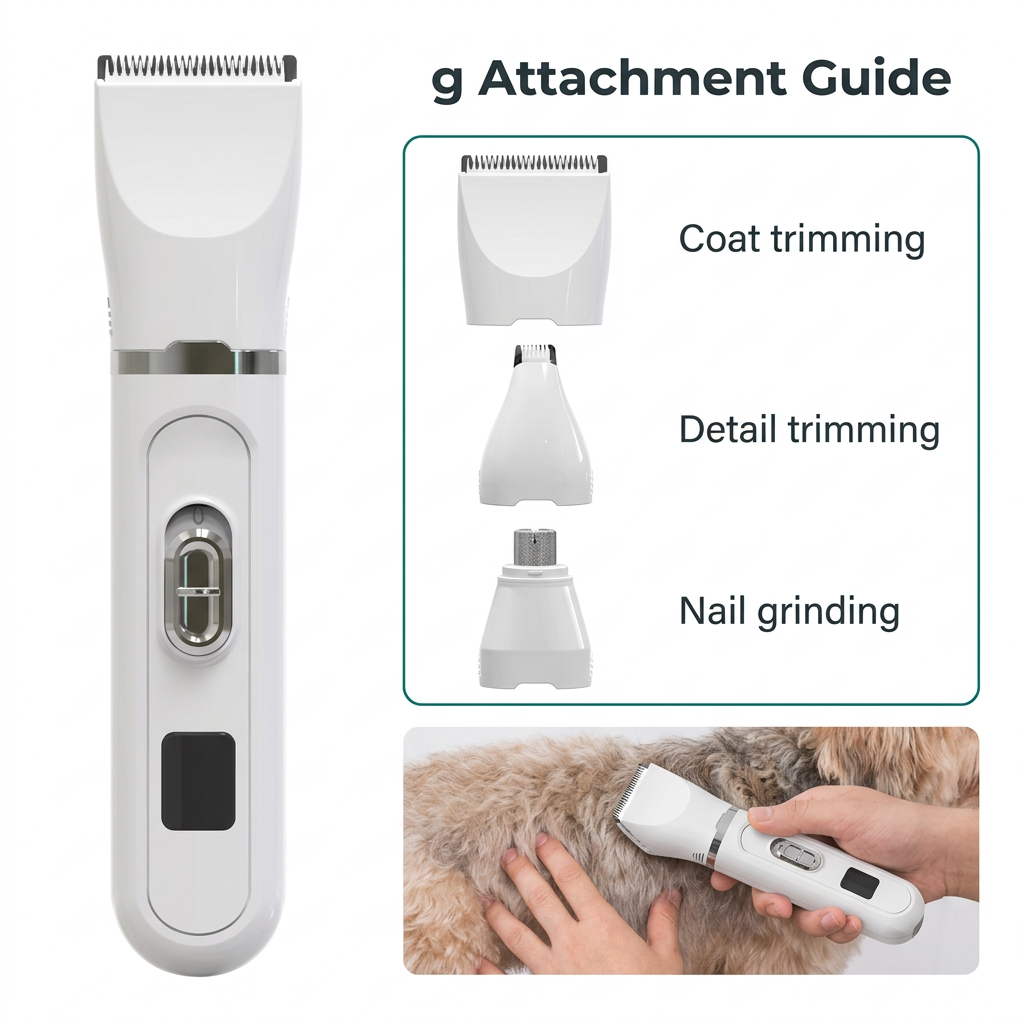 4-in-1 Clippers & Nail Grinder USB Rechargable