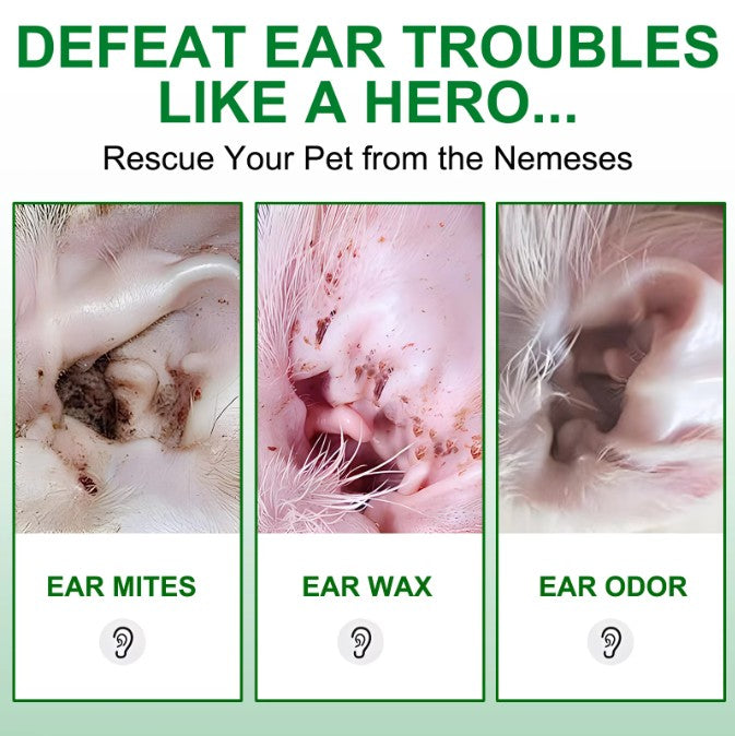 Pet Ear Relief Finger Wipes