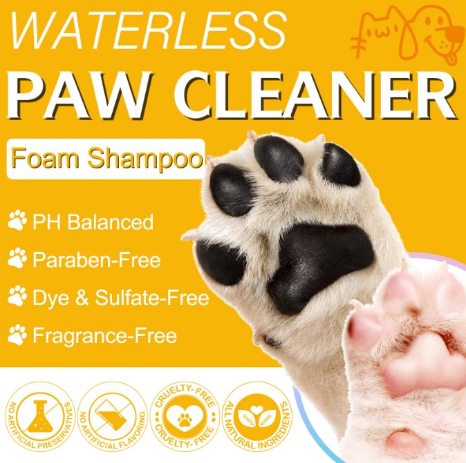Waterless Foam Paw Cleaner