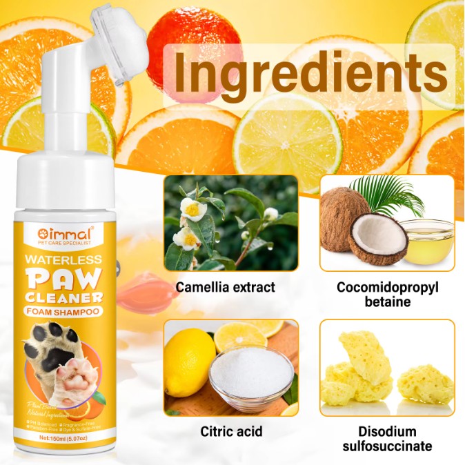 Waterless Foam Paw Cleaner