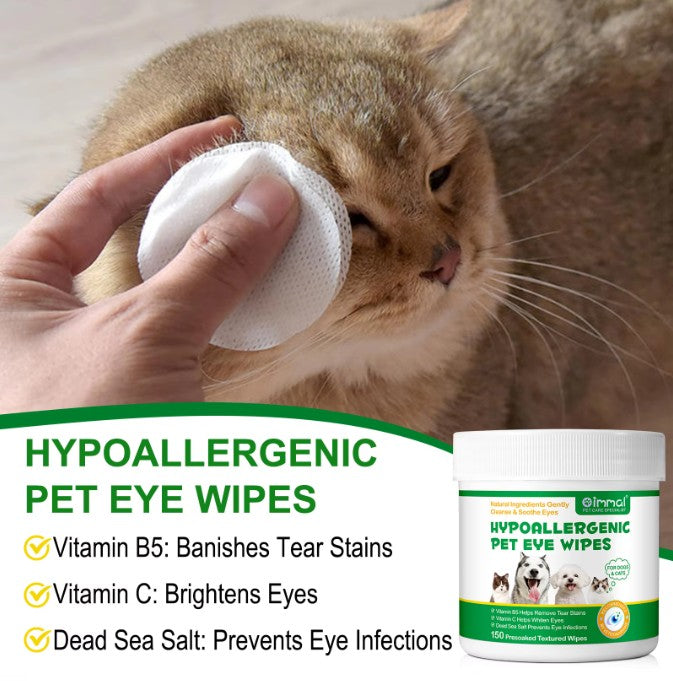 Hypoallergenic Pet Eye Wipes