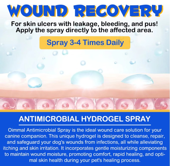 Disinfects Pet Wound Care Spray