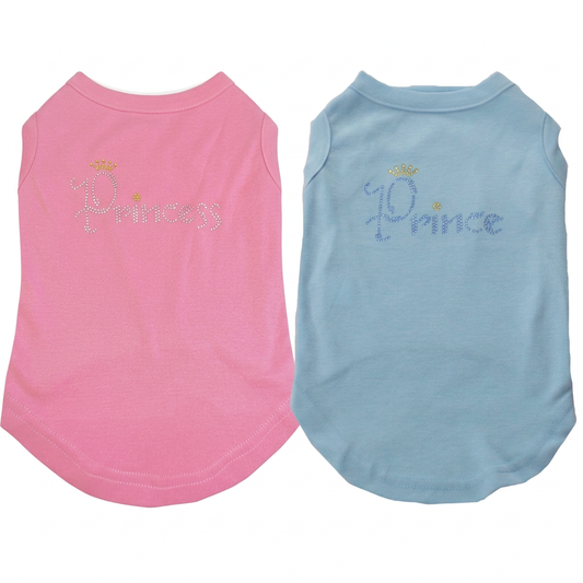 Shirt Rhinestone Prince or Princess