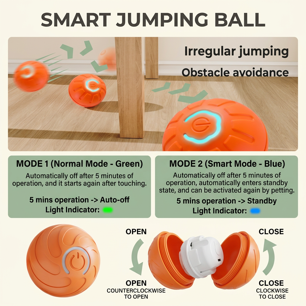 Electronic Interactive Bouncing Ball