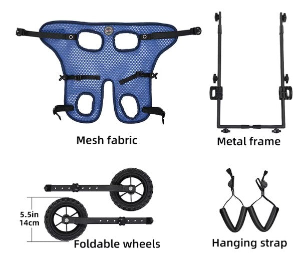 Adjustable Hind Leg Wheelchair