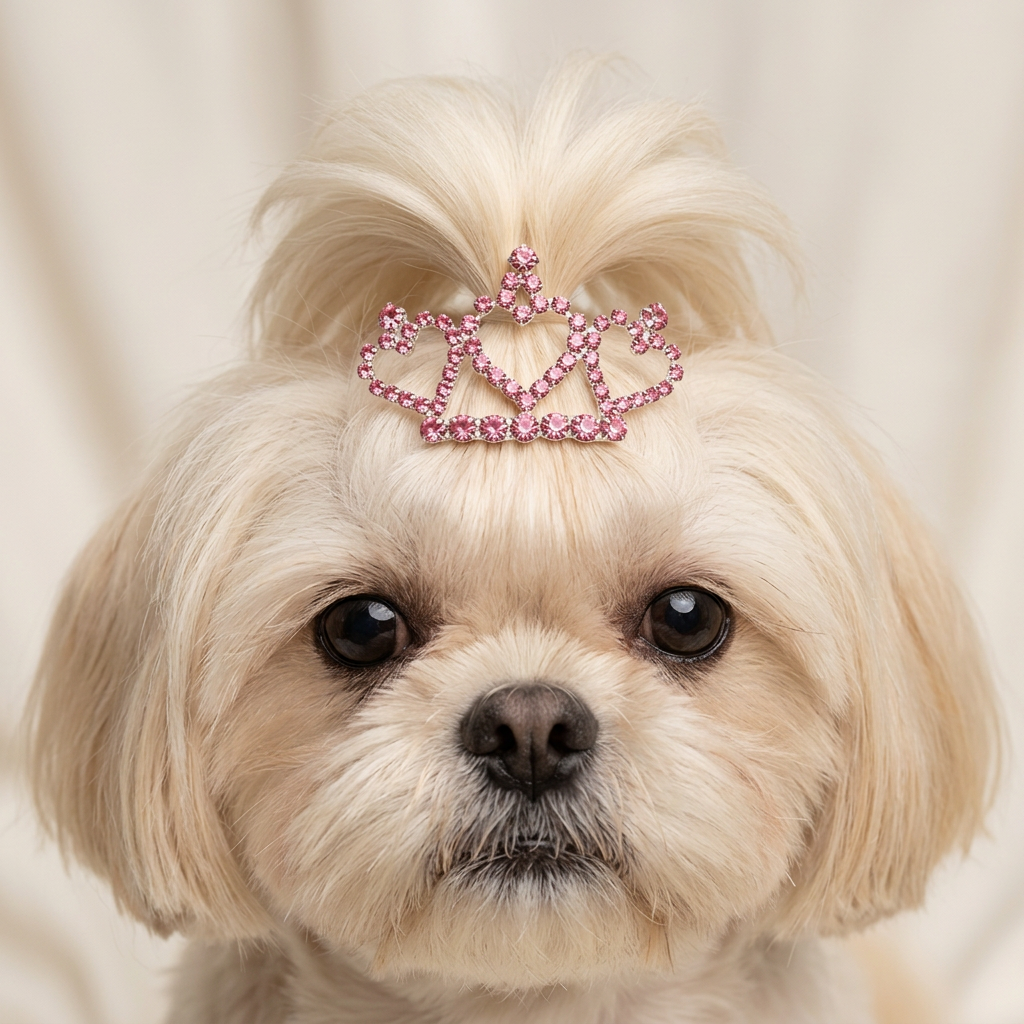 Hair Clip Three Heart Crown Rhinestones