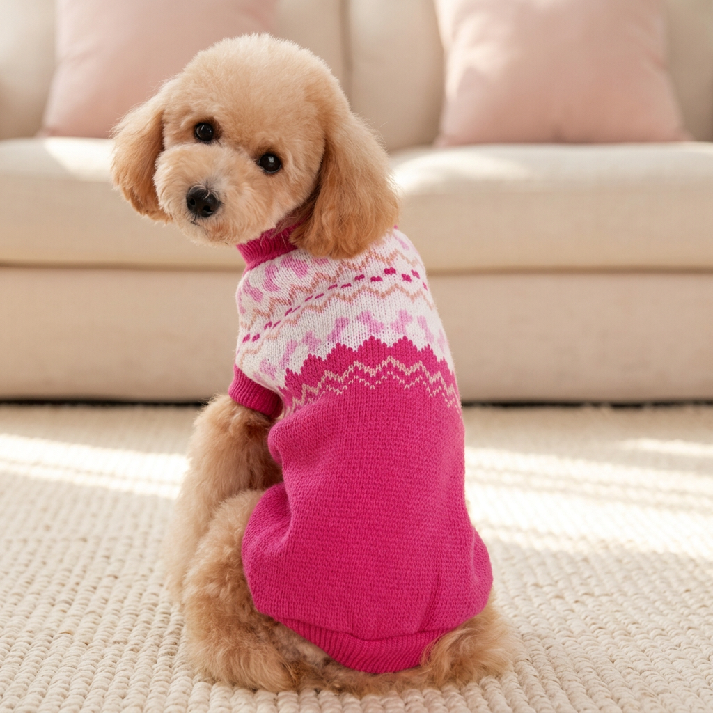 Sweater Hot Pink Bones Knit