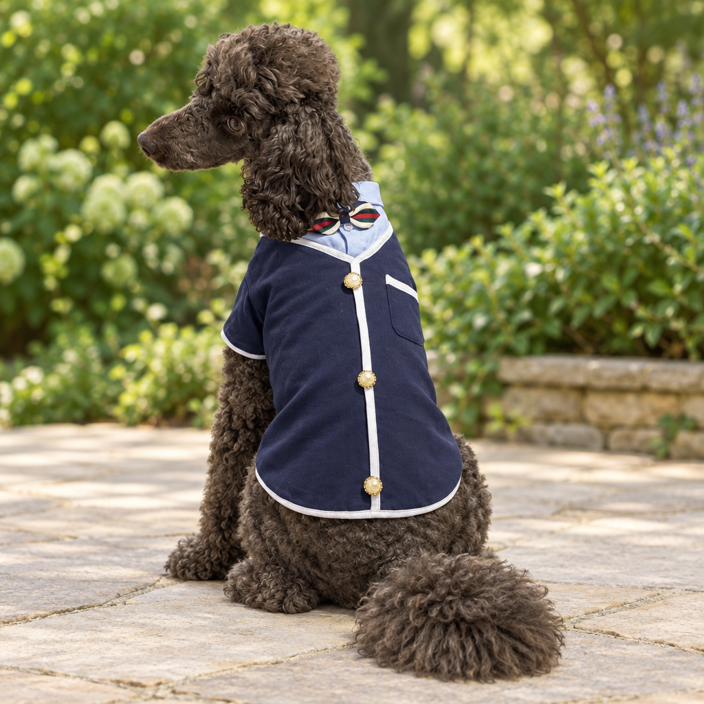 Jacket Preppy Blue with Blue Shirt & Bowtie