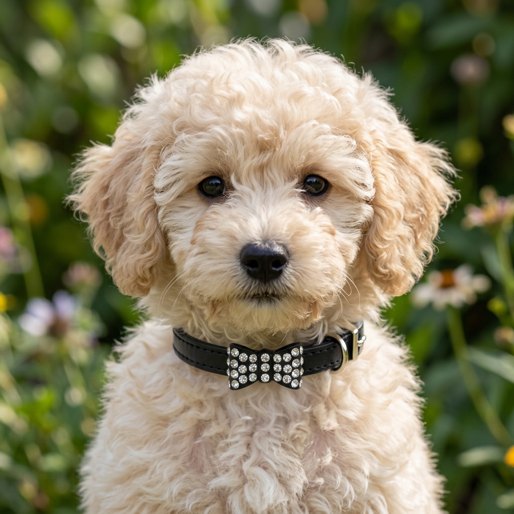 Collar Narrow Rhinestone Bow