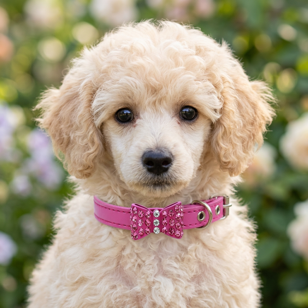 Collar Narrow Rhinestone Bow