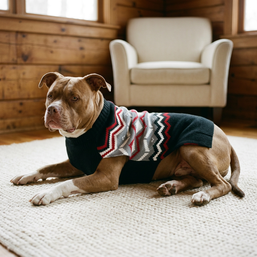 Sweater Black Argyle Knit