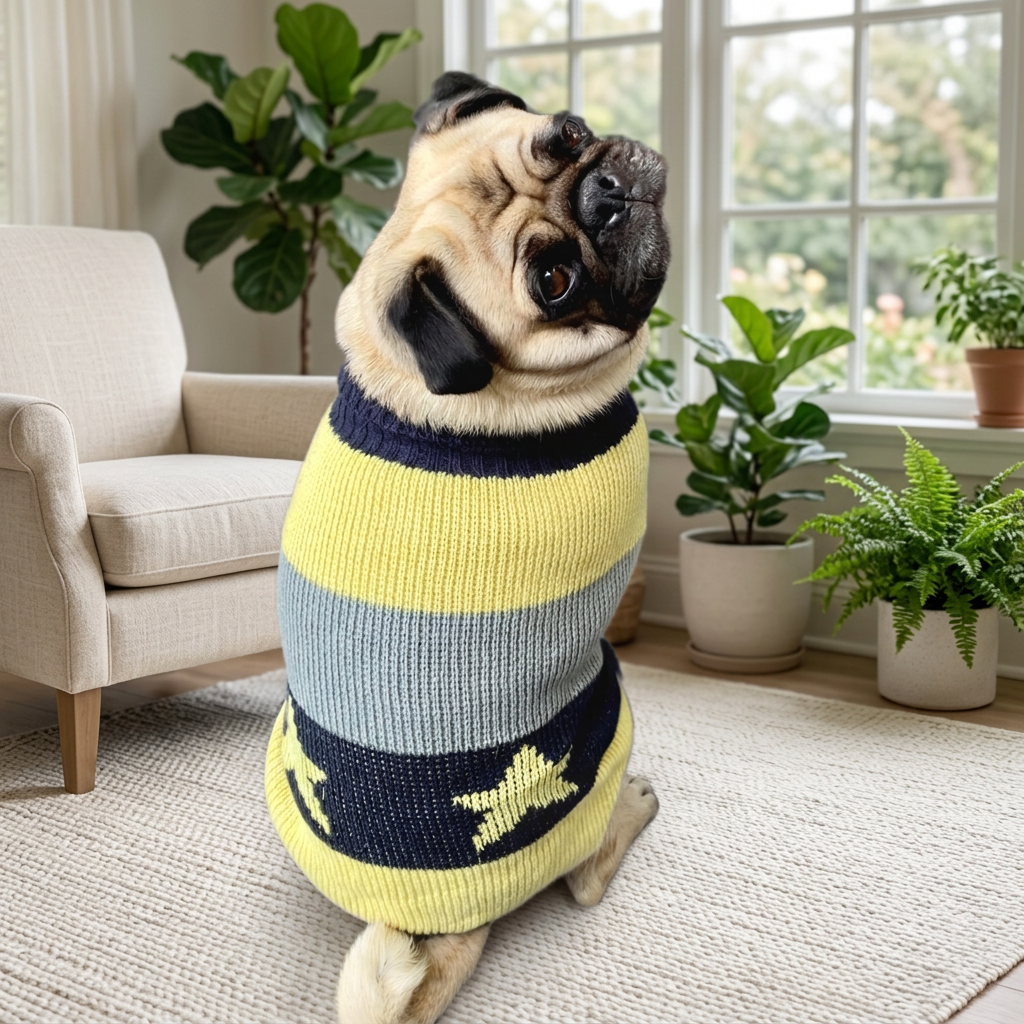 Sweater Stars and Stripes Knit