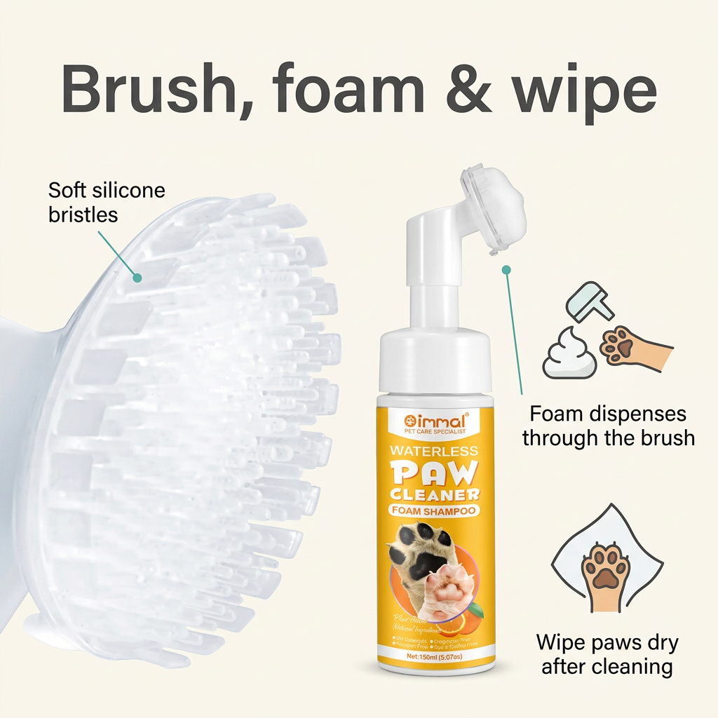 Waterless Foam Paw Cleaner
