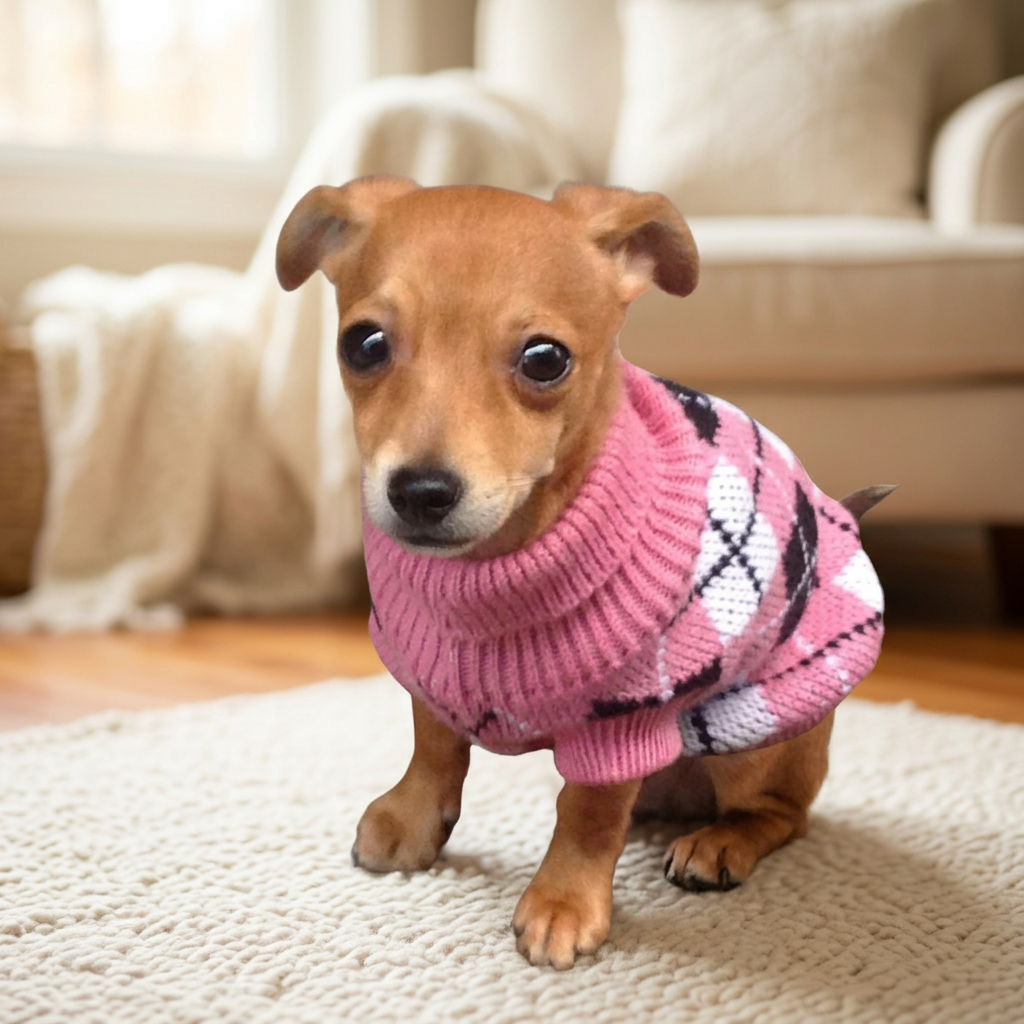 Sweater Plaid Knit