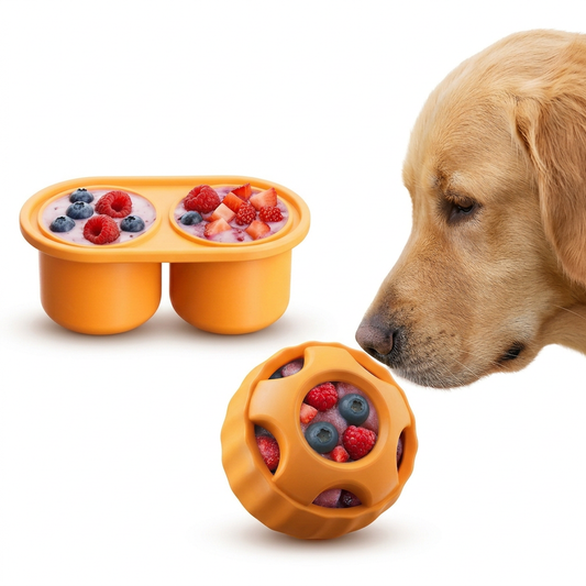 Enrichment Dog Treat Toy with Tray