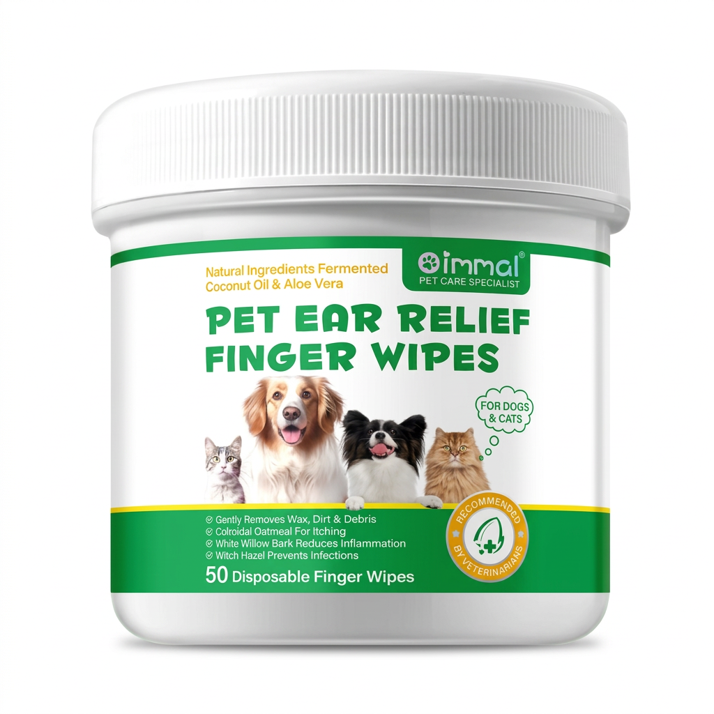 Pet Ear Relief Finger Wipes