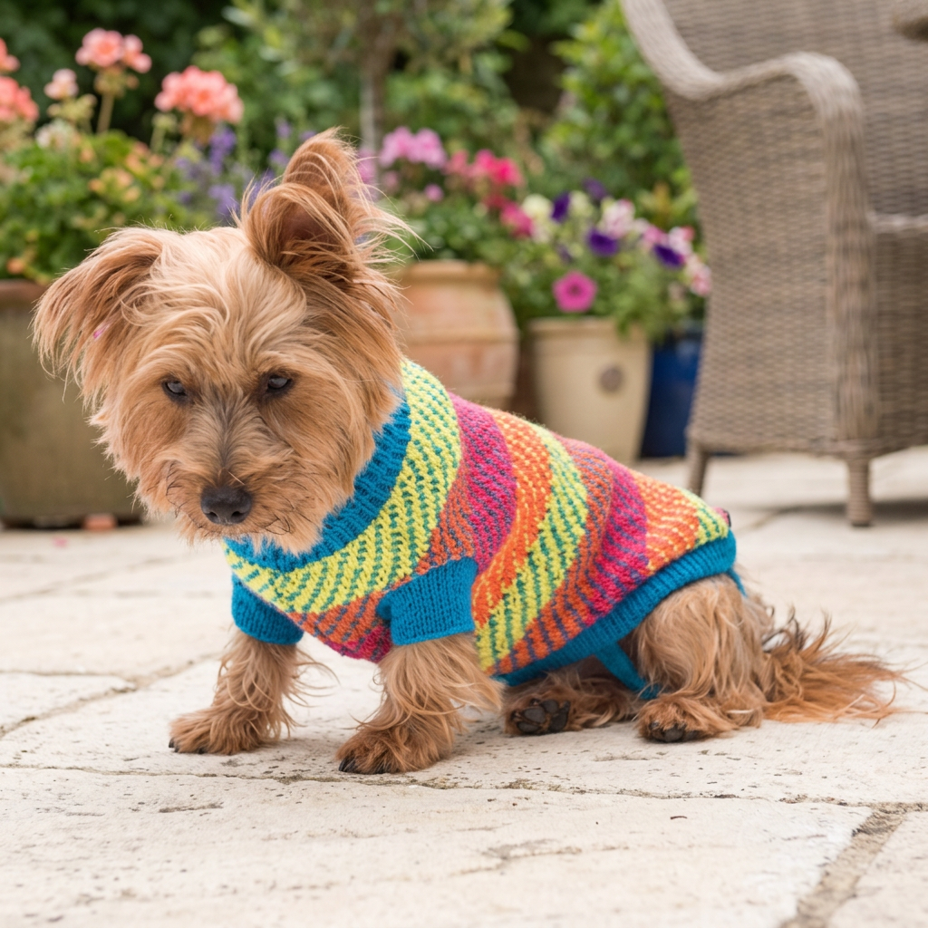 Sweater Spunky Stripes Knit