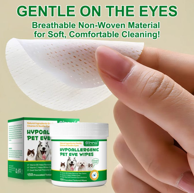Hypoallergenic Pet Eye Wipes
